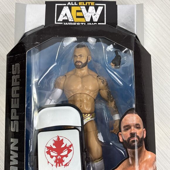 AEW Unmatched Series 5 - Shawn Spears #35 Action Figure WWE Jazwares NEW - Picture 4 of 6